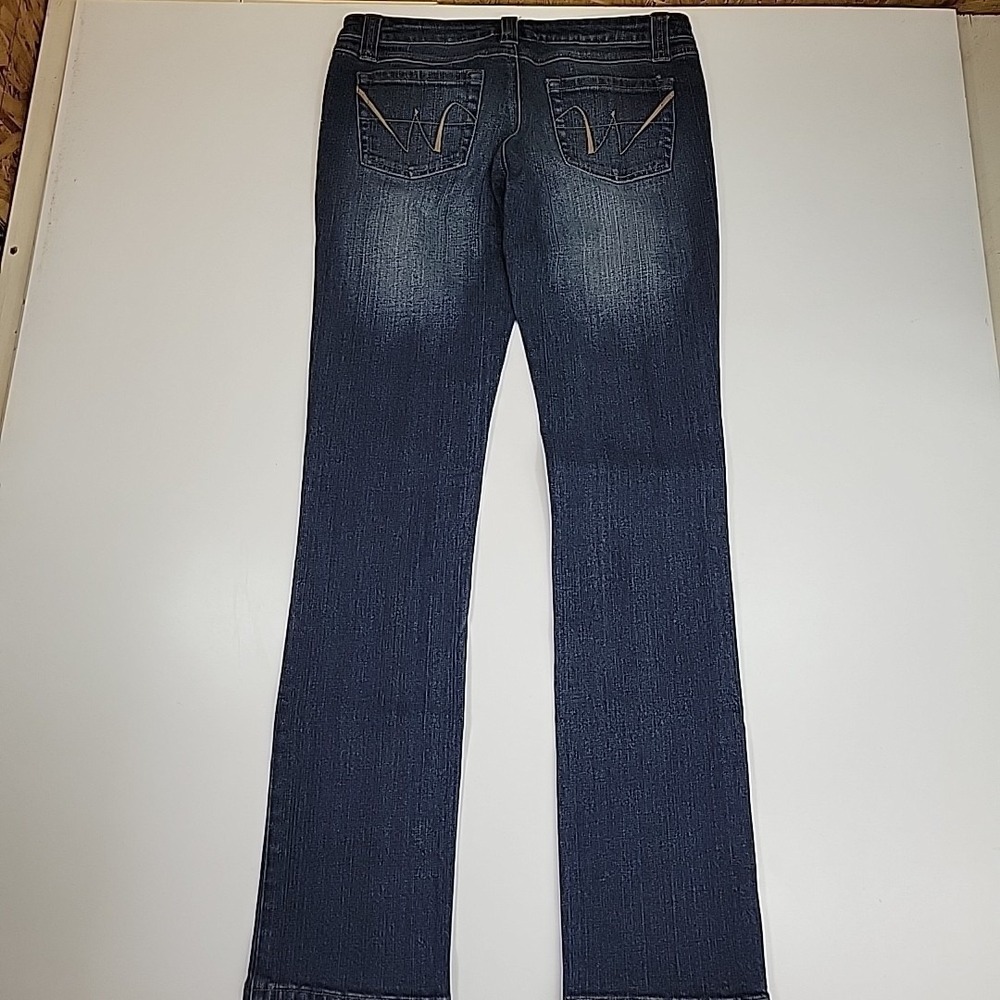 Wallflower Jeans Womens 7R Bootcut Dark Wash Mid Rise Stretch Denim Pants - Picture 11 of 12